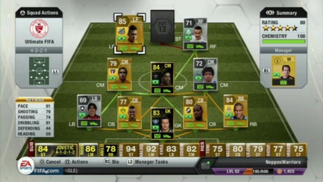 FIFA 13 Ultimate Team - Ultimate FIFA Episode 2 - Squad Builder w/ IN FORMS