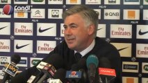 Conférence de presse de Carlo Ancelotti avant Lyon-PSG