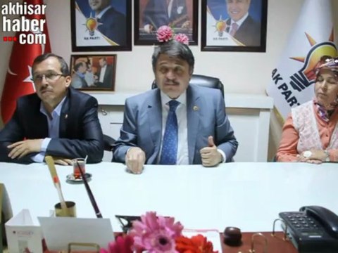 AK PArti MAnisa Milletvekili HJüseyin Tanrıverdi Akhisar'da