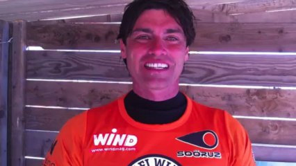 Défi Wind 2013 - Interview of Andrea Cucchi, 1st on the provisionnal overall ranking after his 2nd place on race n°4