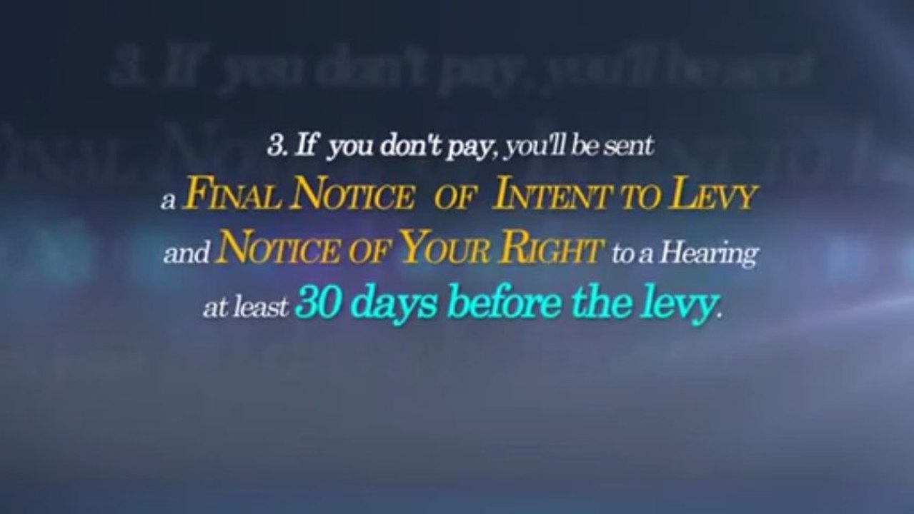 I Owe The IRS -- Back Taxes Help Dallas to Stop IRS Levy