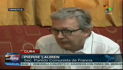 Delegación del Partido Comunista Francés visita Cuba