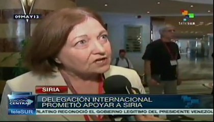 ONG extranjeras visitan Siria y prometen apoyar a ese pueblo