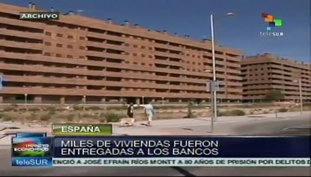 España: miles de viviendas fueron entregadas a los bancos en 2012