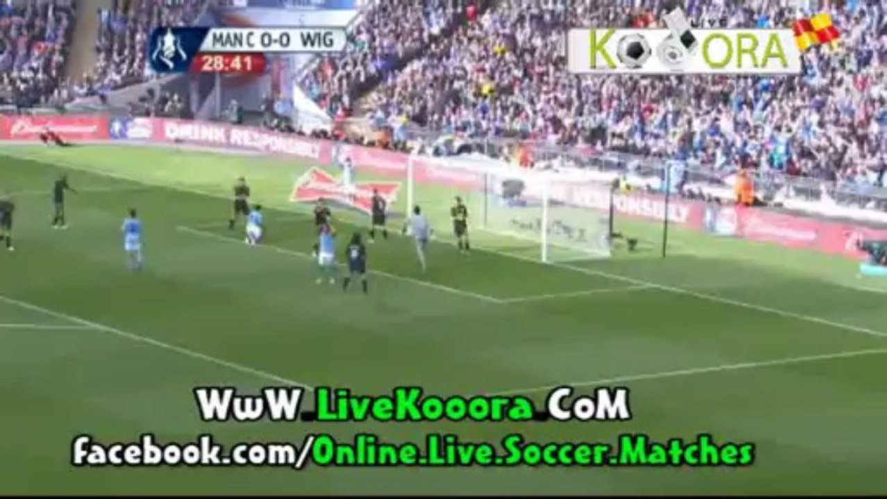 تيفيز يهدر فرصة هدف فى نهائى كأس انجلترا بشكل غريب