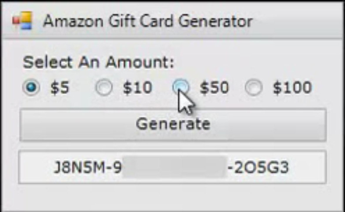 Amazon Gift Card Generator Generate Amazon Gift Cards 2012 Free