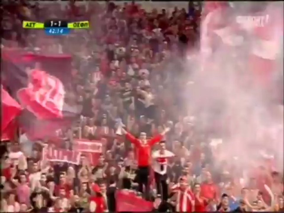 onsportnews.com - Αστέρας - Ολυμπιακός 1-1 (το γκολ του Φουστέρ)