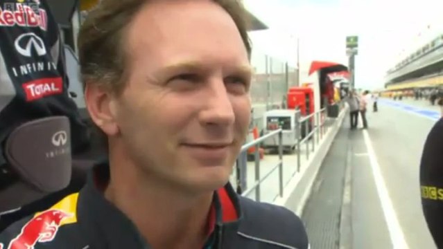 BBC F1: Christian Horner interview (2013 Spanish Grand Prix)