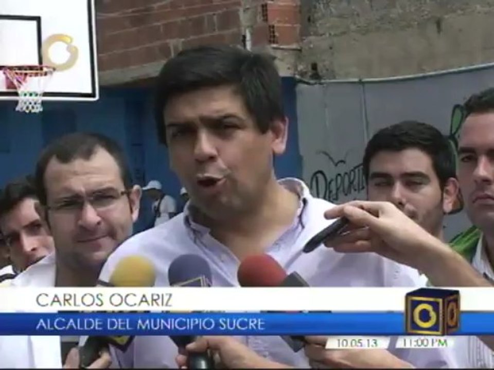 Ocariz: "Estamos dando mejor calidad de vida a los vecinos de Sucre"
