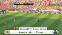 América 2-1 Pumas Cuartos de Final vuelta, Liga MX Clausura 2013