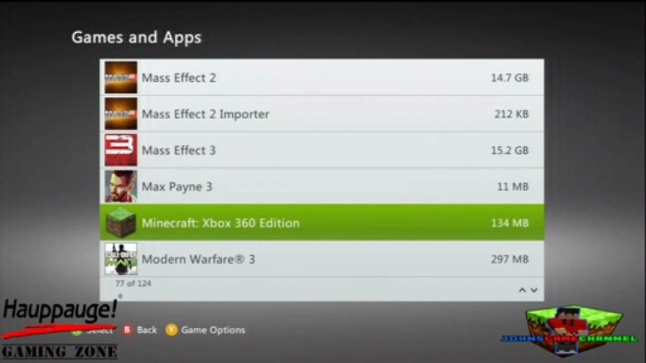 Saving your Minecraft xbox 360 map to the CLOUD Hauppauge Gaming Zone