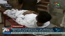Explotan artefactos en Pakistán; hay más de 10 muertos y 38 heridos
