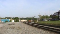 Norfolk southern Triple Crown roadrailer train southeast through Austell Ga.