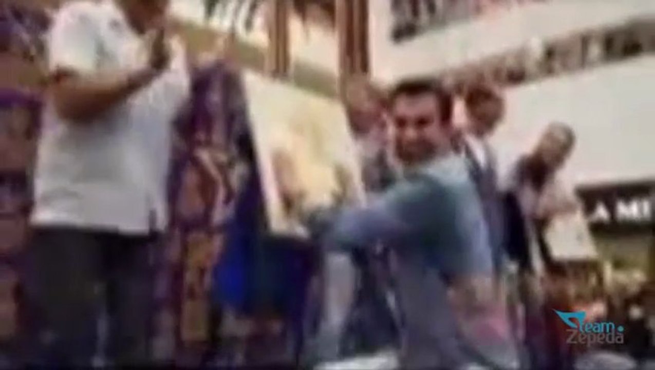 David Zepeda @davidzepeda1 y elenco de ADP en Plaza de las Estrellas