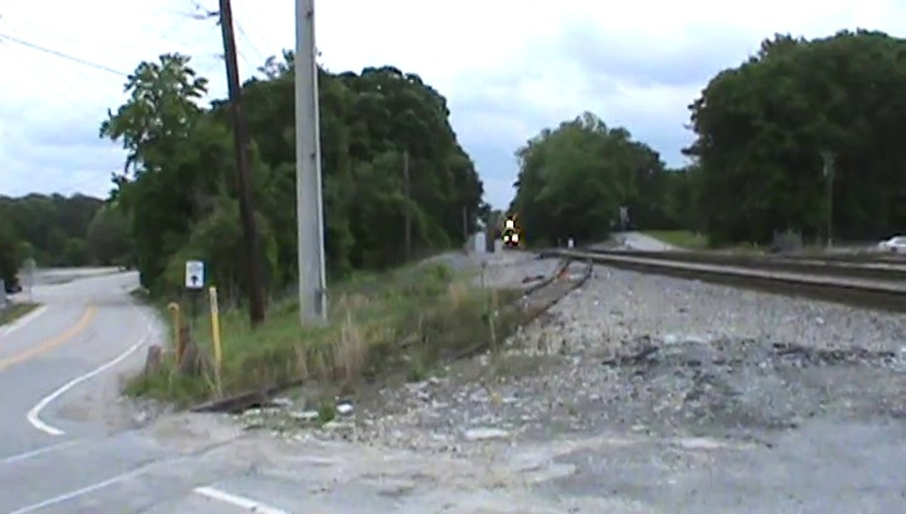 Union Pacific stack train through Austell Ga. into Whitaher Yard.
