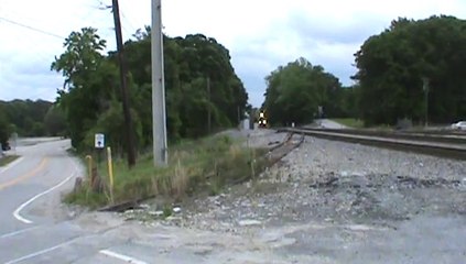 Union Pacific stack train through Austell Ga. into Whitaher Yard.