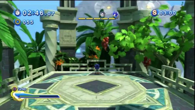 Sonic Generations - Sky Sanctuary Acte 2 - Défi 4 : Course Alter Ego !