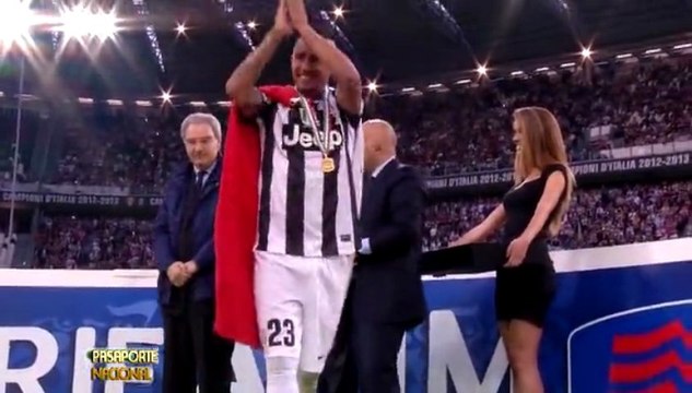 Premiación Arturo Vidal y Mauricio Isla Scudetto 31