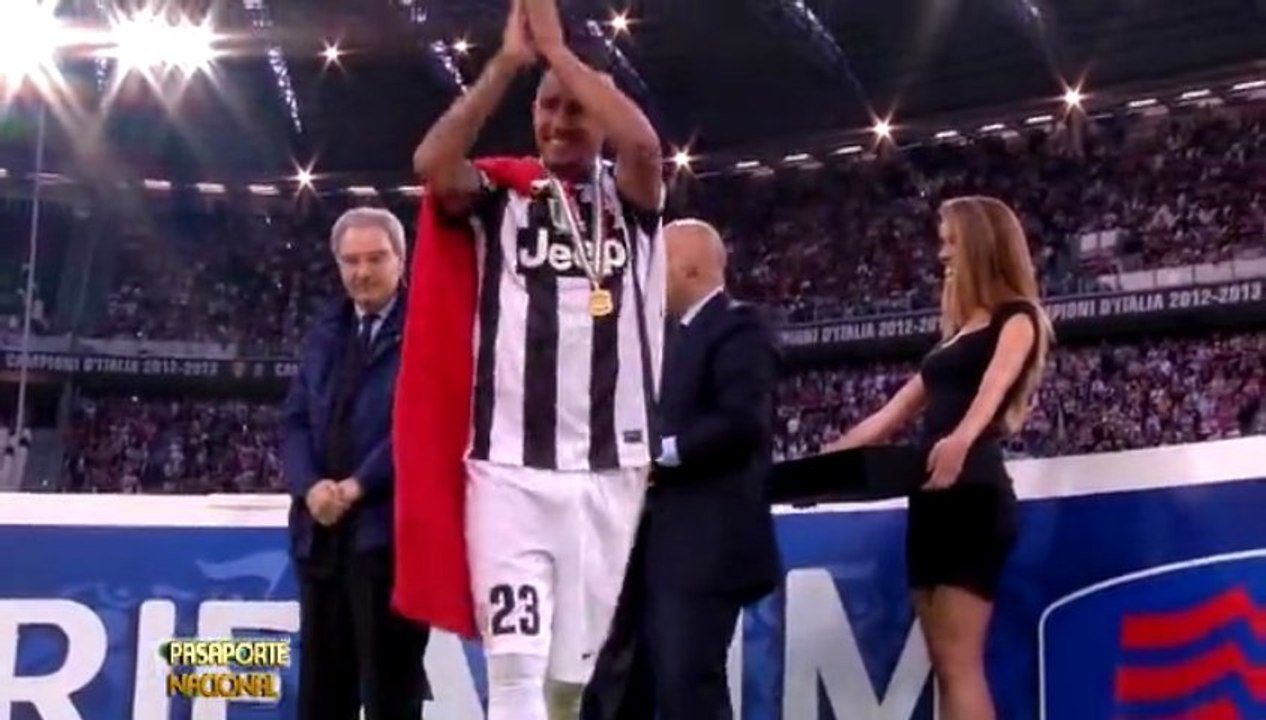 Premiación Arturo Vidal y Mauricio Isla Scudetto 31