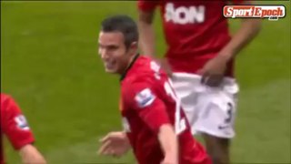 [www.sportepoch.com]Manchester United official website of the best goals of the assessment in April Van Persie world wave elected
