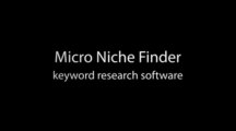 Brad Callen's Niche Finder Software. Find Low Comp Keywords & More! | Brad Callen's Niche Finder Software. Find Low Comp Keywords & More!