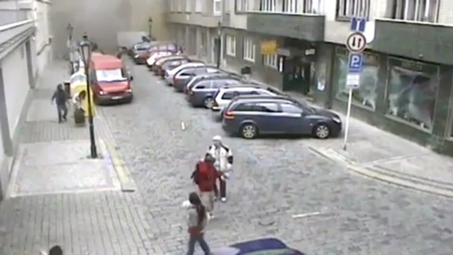 Explosion in Prague / Взрыв в Праге