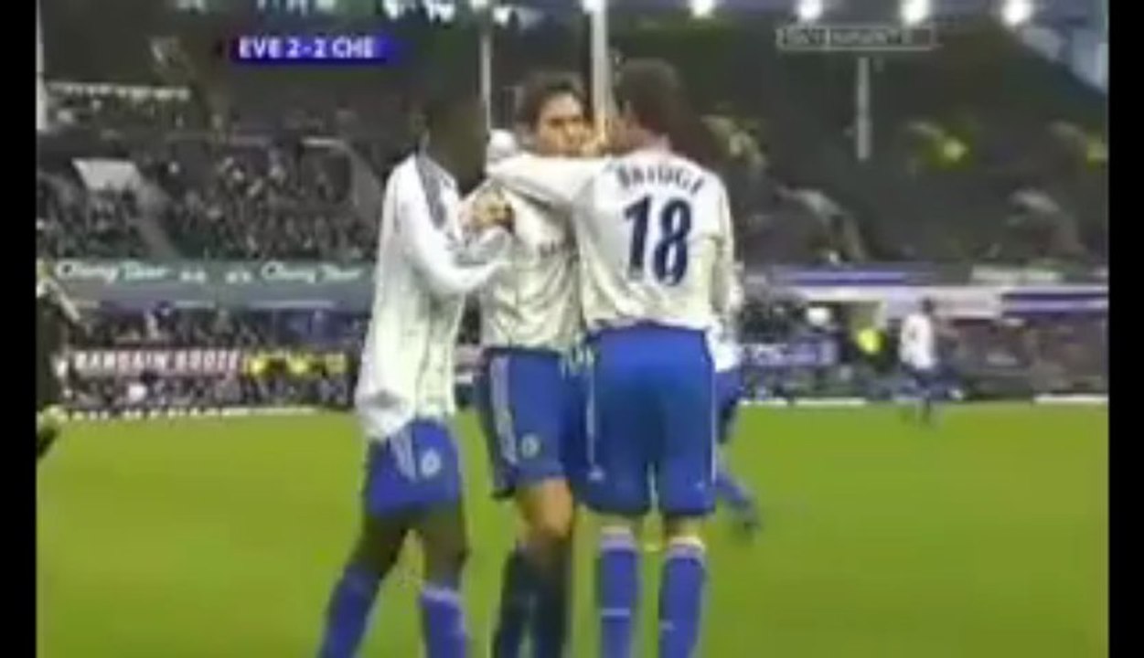 Frank Lampard goal vs Everton 06-07