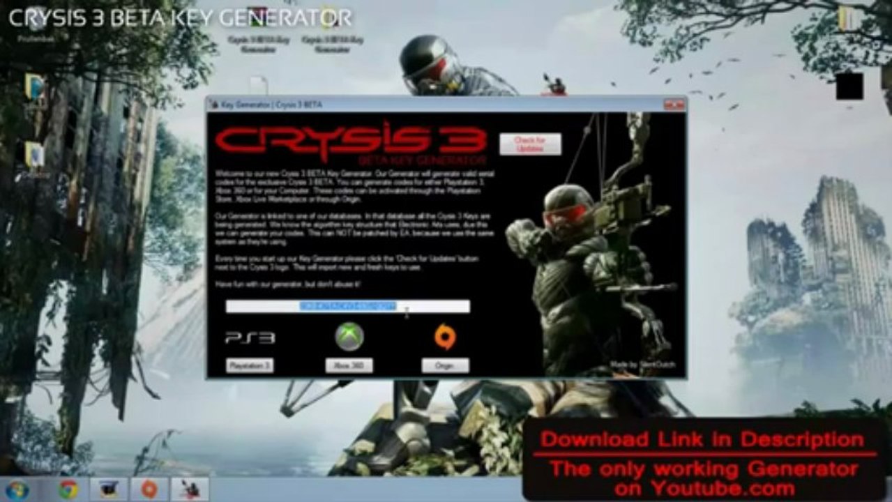 Crysis 3 Beta Key Generator, Free Download Key Generator
