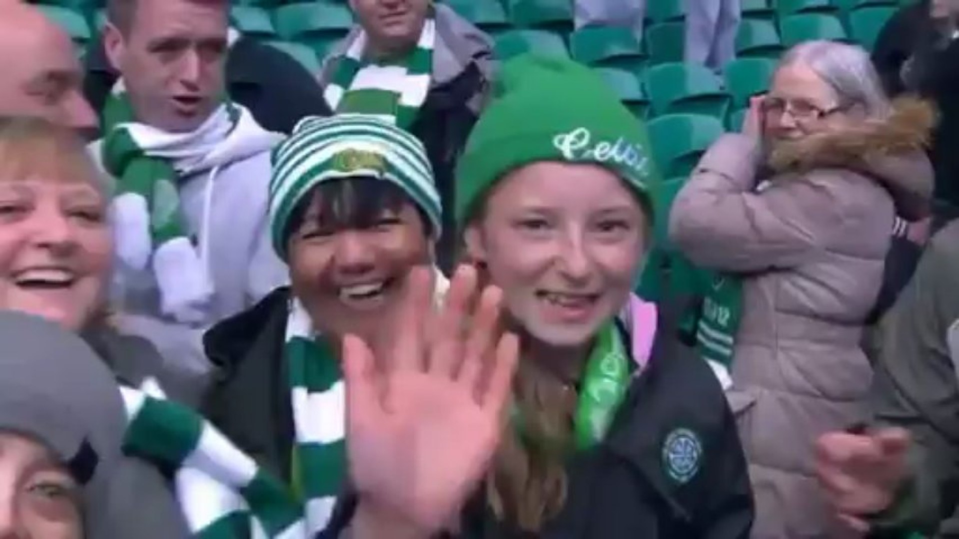 Neil Lennon Gives His Medal To Young Fan