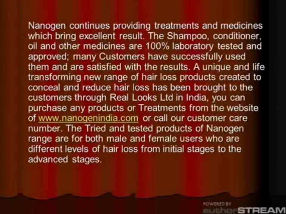 Hair Loss Restoration and Treatment Solution for Men and Women