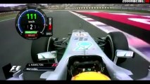F1 2013  Spanish GP  Lewis Hamilton  FP3 Onboard