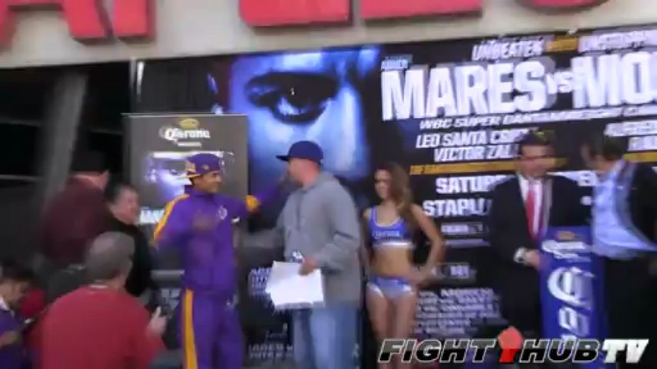 Mares Moreno weigh in