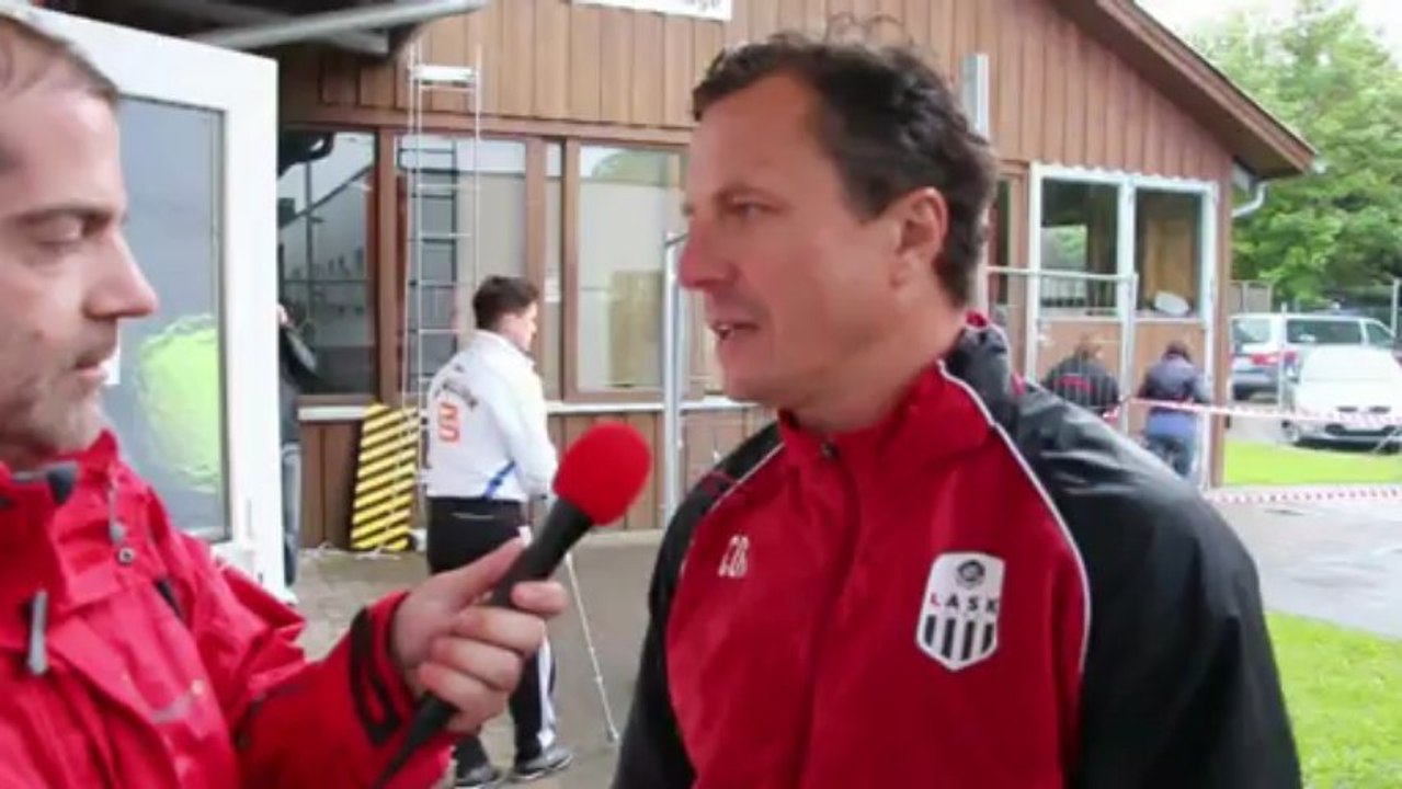Interviews nach dem Spiel Wallern - LASK, Endstand: 0:0