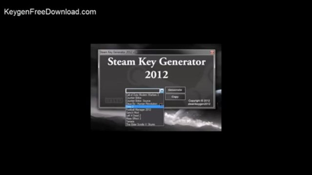 Steam Keygen 2013 Serial Generator - Steam Key Generator No Password - Free Download