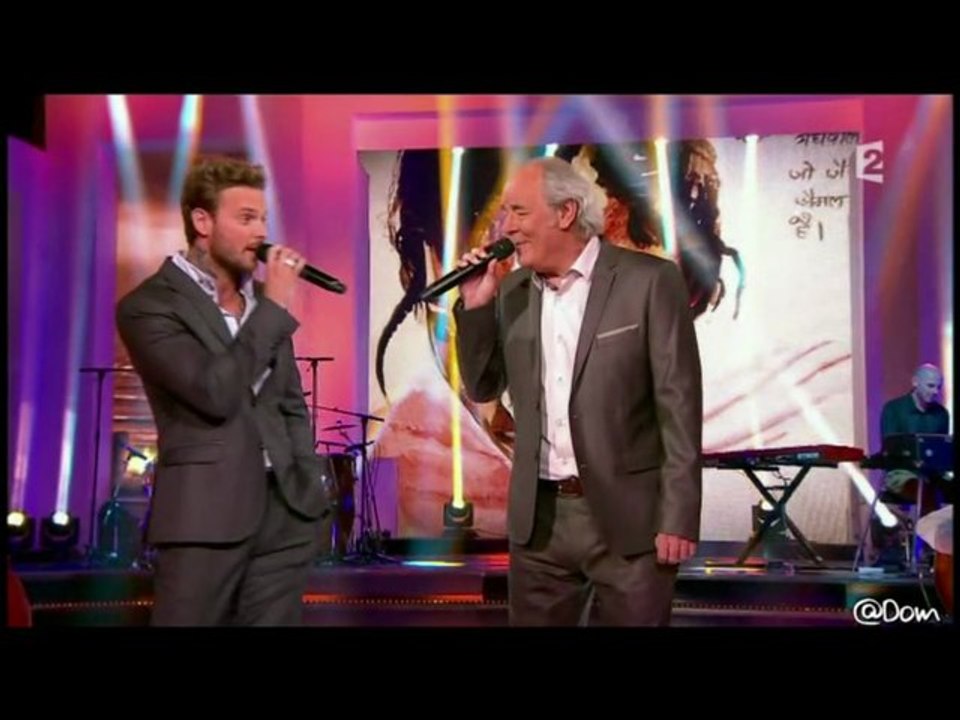 M.POKORA & Maxime Le Forestier - Etre né quelque part et interview Robin des Bois @ Champs Elysées du 11.05.2013 @ Dom