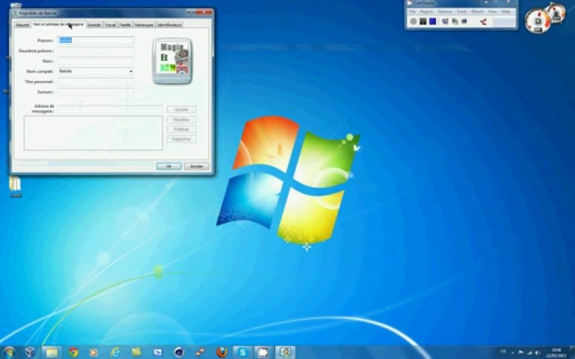 Comment modifier son profil windows !