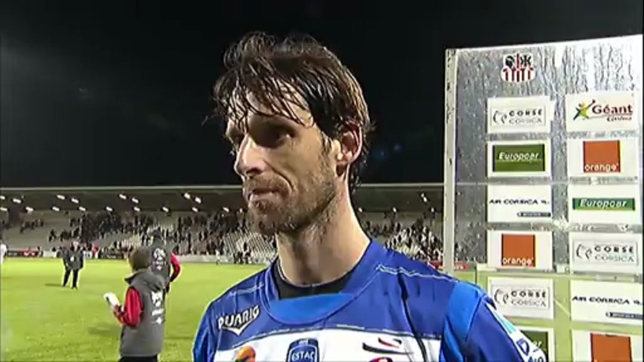 Interview de fin de match : AC Ajaccio - ESTAC Troyes - saison 2012/2013