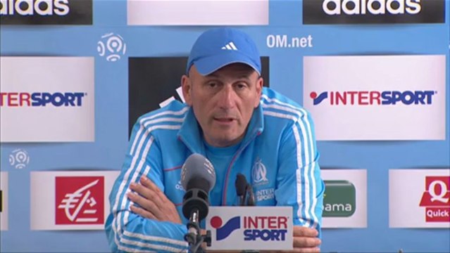 Conférence de presse Olympique de Marseille - Toulouse FC : Elie BAUP (OM) - Alain CASANOVA (TFC) - saison 2012/2013