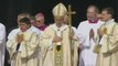 Pope Francis proclaims his first saints