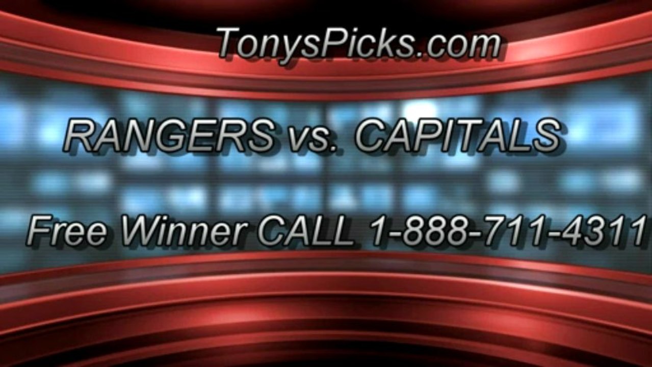 NHL Playoff Pick Game 6 New York Rangers vs. Washington Capitals Line Odds Prediction Preview 5-12-2013