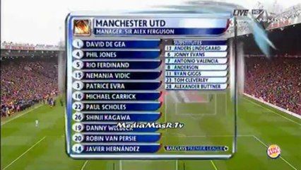 توديع جماهير اليونايتيد للسير اليكس فيرغسون قبل مباراة سوانزى 12/5/2013