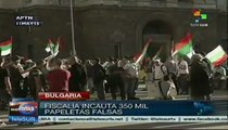 Bulgaria: incauta Fiscalía 350 mil papeletas falsas para elecciones