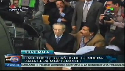 Guatemala: saludan mayas condena de Ríos Montt