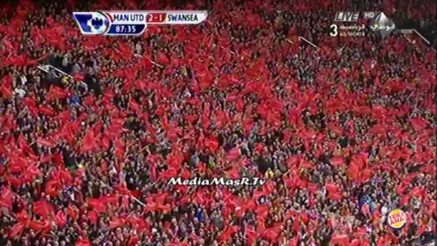 أهداف مباراة مانشستر يونايتيد 2-1 سوانزى سيتي - 12/5/2013