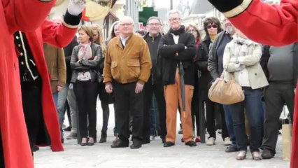 Inauguration de la plaque à la mémoire d'Emile Maigrot et Eugène Freyssinnet