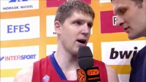 Post-game interview: Victor Khryapa, CSKA Moscow