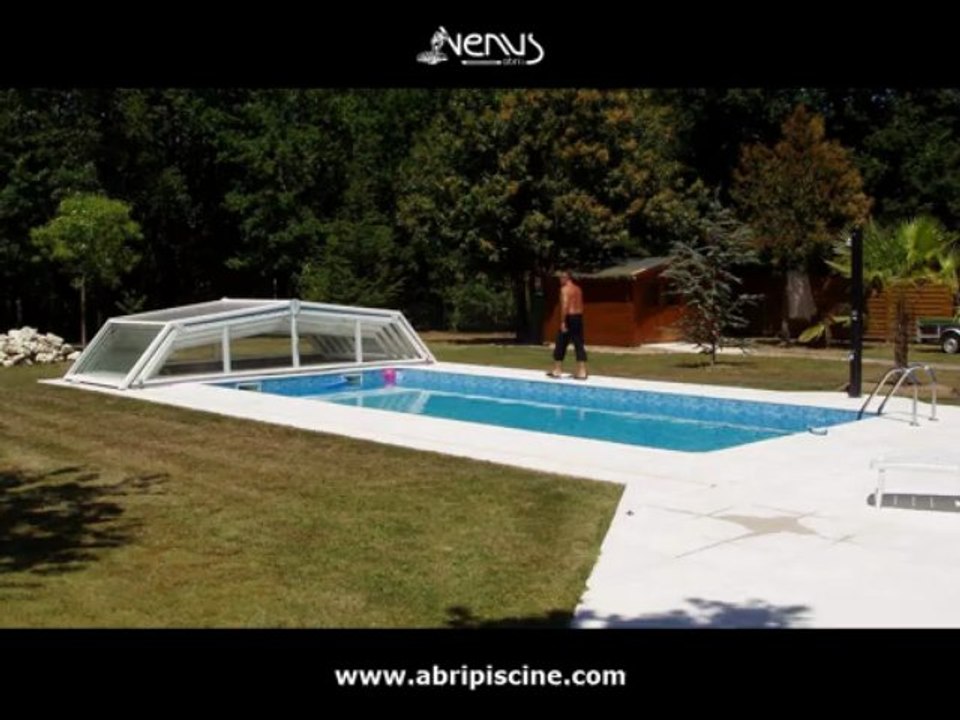 ► OUVERTURE ET FERMETURE abri piscine télescopique - Abris VENUS International