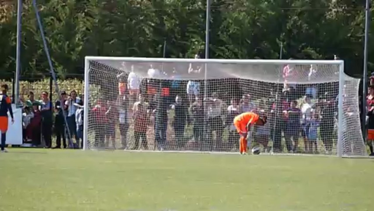 PENO DE RUMI UTSUGI LORS DE LA DEMI-FINALE DE FOOT FEMININ DE LA COUPE DE FRANCE  2013