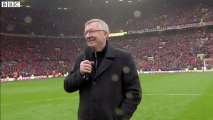Sir Alex Ferguson says emotional farewell