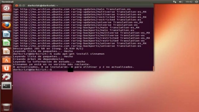 Como instalar Cinnamon en Ubuntu 13.04